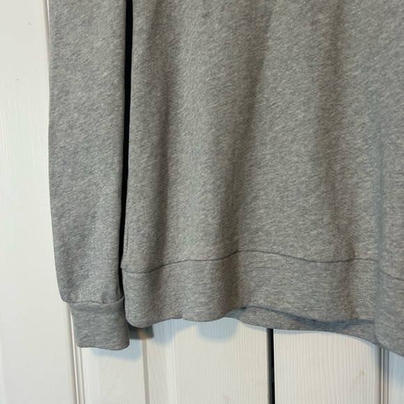 Loft Collared Sweatshirt Gray 100% Cotton NWT Size Small Terry - Picture 4 of 11
